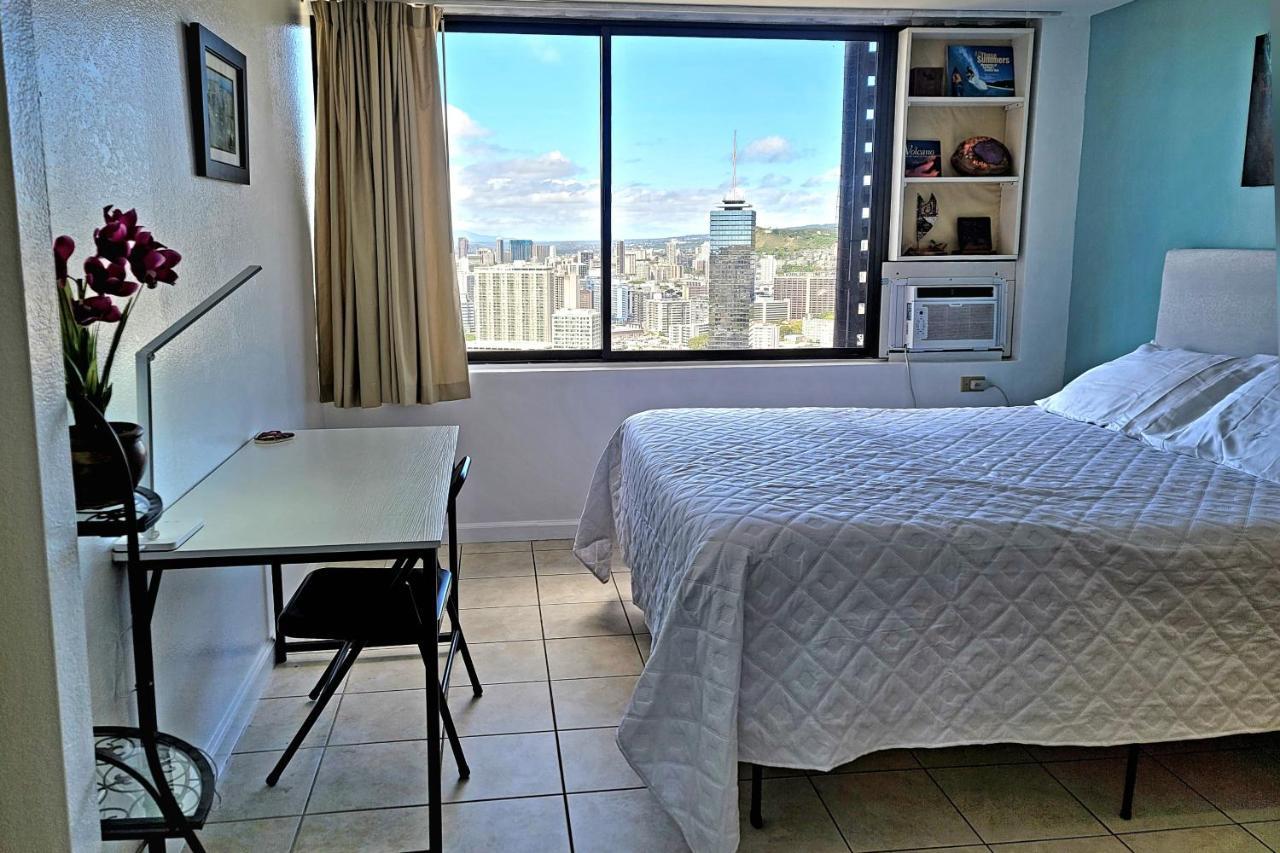 Waikiki Condo High Floor Views Beaches Convention Center Honolulu Exterior photo