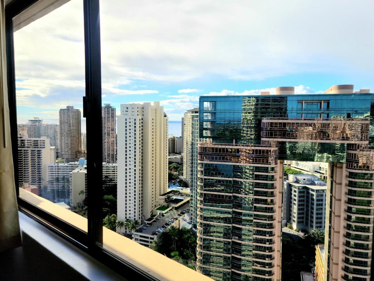 Waikiki Condo High Floor Views Beaches Convention Center Honolulu Exterior photo